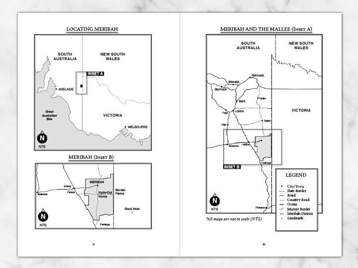 Self published books can include maps and diagrams